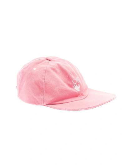 Shop Off-white Women's Pink Cotton Hat