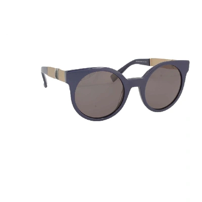 Shop Max Mara Women's Blue Acetate Sunglasses
