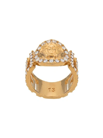 Shop Versace Women's Gold Metal Ring