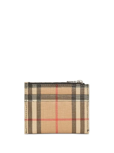 Shop Burberry Women's Beige Polyurethane Card Holder