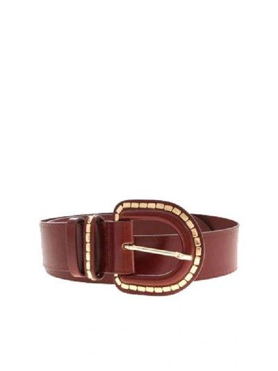 Shop Pinko Women's Brown Leather Belt