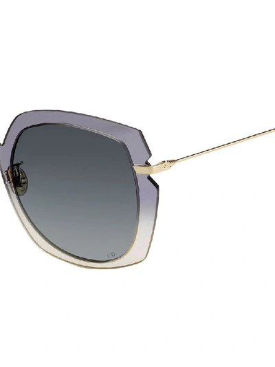 Shop Dior Women's Grey Acetate Sunglasses