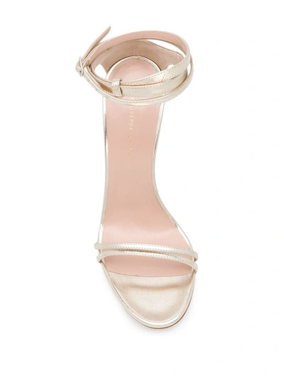 Shop Giuseppe Zanotti Design Women's Gold Leather Sandals