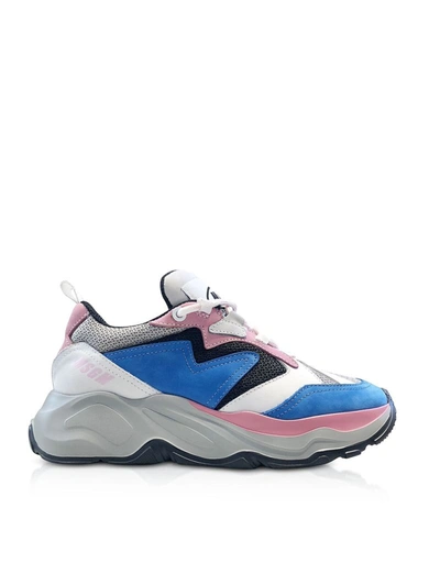Msgm Attack Colour-block Sneakers In Multicolor