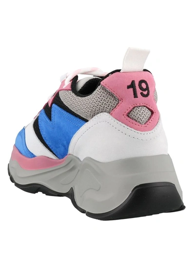Msgm Attack Colour-block Sneakers In Multicolor