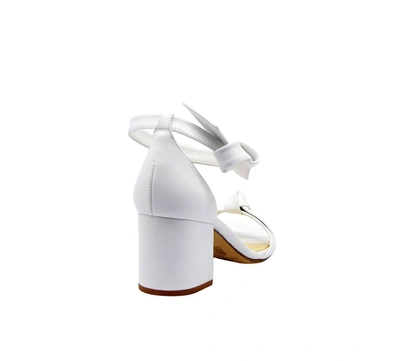 Shop Alexandre Birman Women's White Leather Sandals