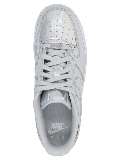 Shop Nike Women's Silver Faux Leather Sneakers