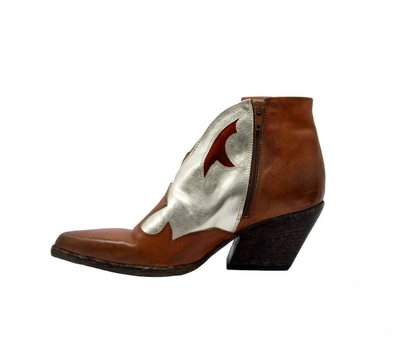 Shop Elena Iachi Women's Brown Leather Ankle Boots