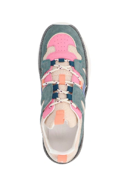 Shop Isabel Marant Women's Multicolor Leather Sneakers