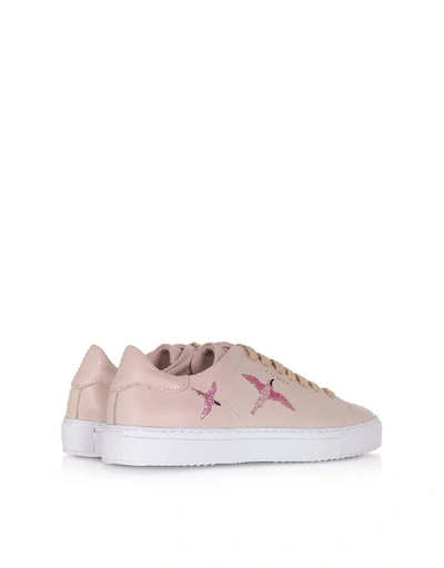 Shop Axel Arigato Women's Pink Leather Sneakers