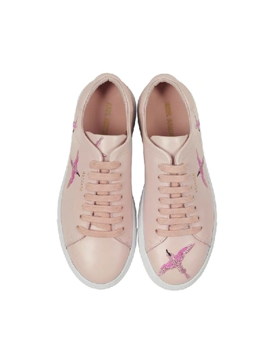 Shop Axel Arigato Women's Pink Leather Sneakers