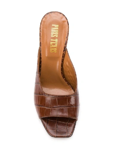 Shop Paris Texas Women's Brown Leather Sandals