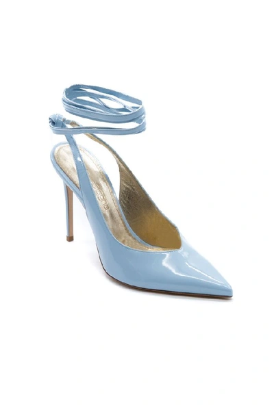 Shop Aldo Castagna Women's Light Blue Leather Pumps