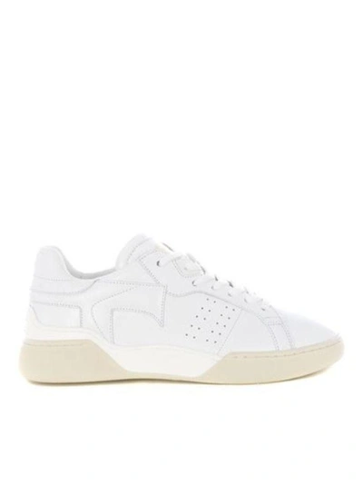 Shop Tod's Women's White Leather Sneakers