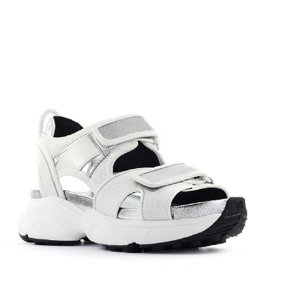 Shop Michael Kors Women's White Leather Sandals