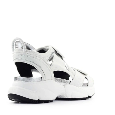 Shop Michael Kors Women's White Leather Sandals