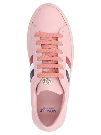 Shop Moncler Women's Pink Polyamide Sneakers