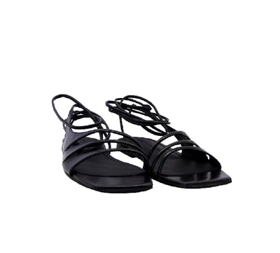 Shop Sigerson Morrison Women's Black Leather Sandals