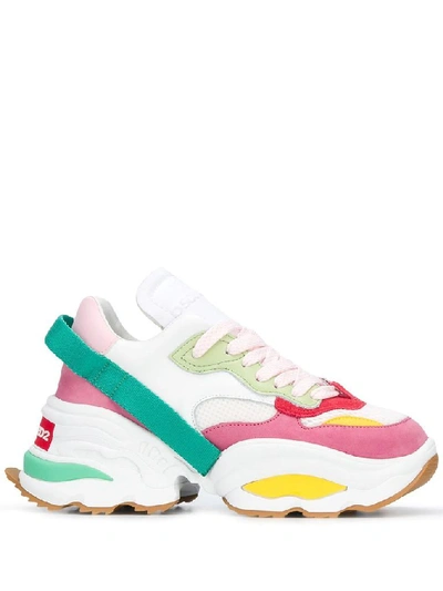 Shop Dsquared2 Women's Multicolor Leather Sneakers