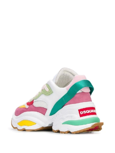 Shop Dsquared2 Women's Multicolor Leather Sneakers