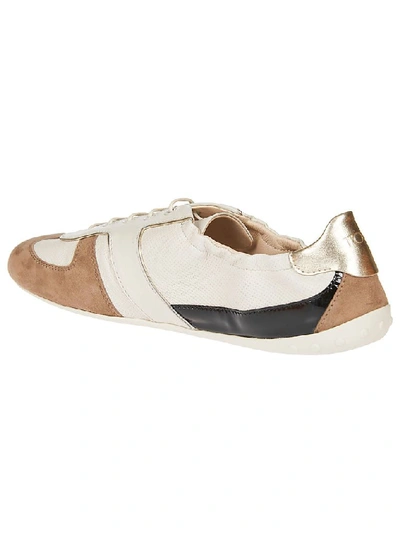 Shop Tod's Women's White Leather Sneakers