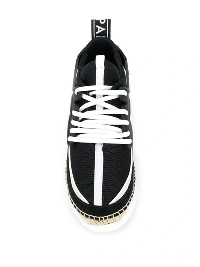 Shop Kenzo Women's Black Polyester Sneakers
