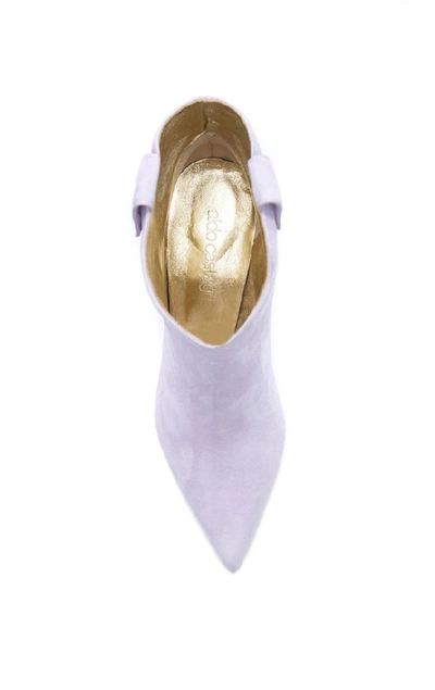 Shop Aldo Castagna Women's Purple Suede Ankle Boots