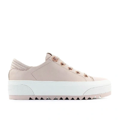 Shop Michael Kors Women's Pink Leather Sneakers