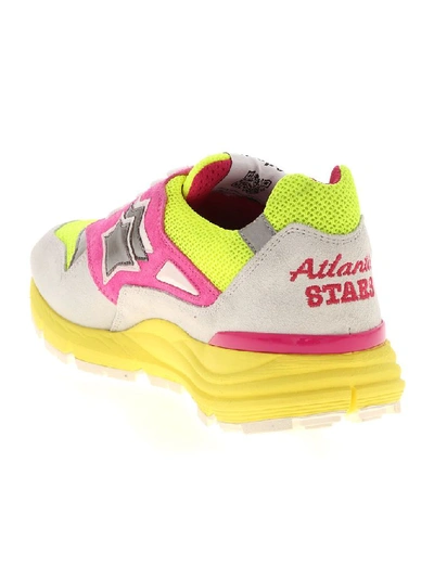 Shop Atlantic Stars Women's Yellow Suede Sneakers