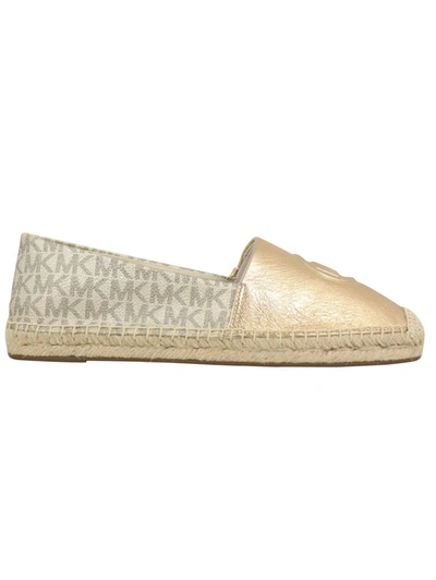 Shop Michael Kors Women's Gold Fabric Espadrilles