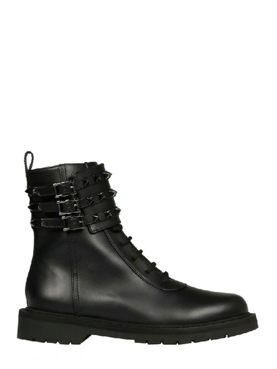 Shop Valentino Women's Black Leather Boots