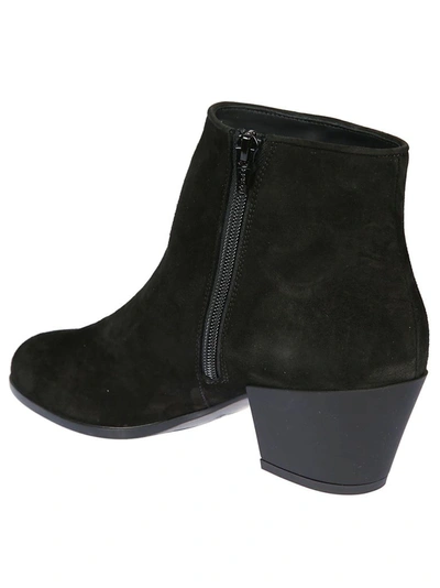 Shop Hogan Women's Black Suede Ankle Boots