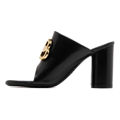 Shop Balenciaga Women's Black Leather Sandals