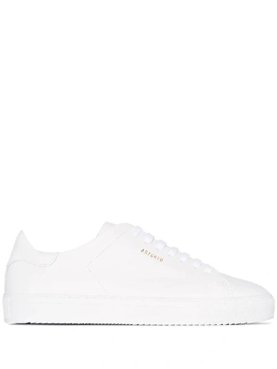 Shop Axel Arigato Women's White Leather Sneakers