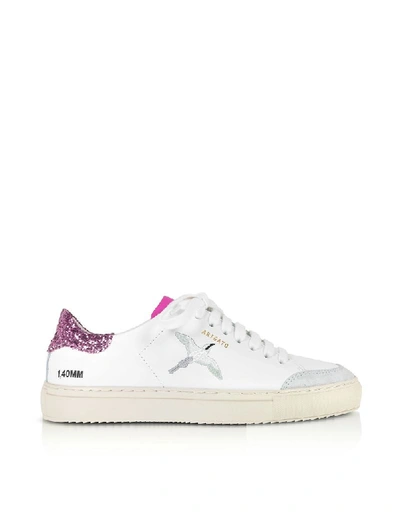 Shop Axel Arigato Women's White Leather Sneakers