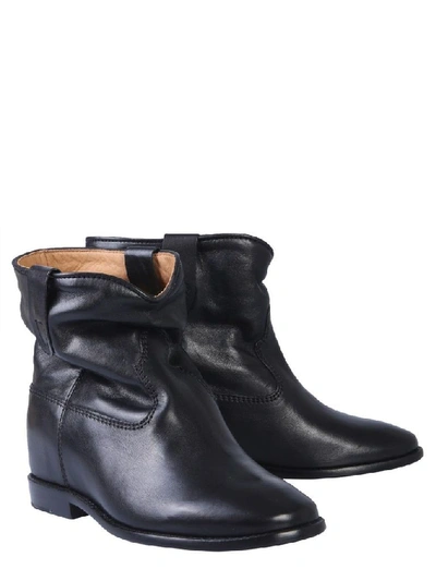 Shop Isabel Marant Women's Black Leather Ankle Boots