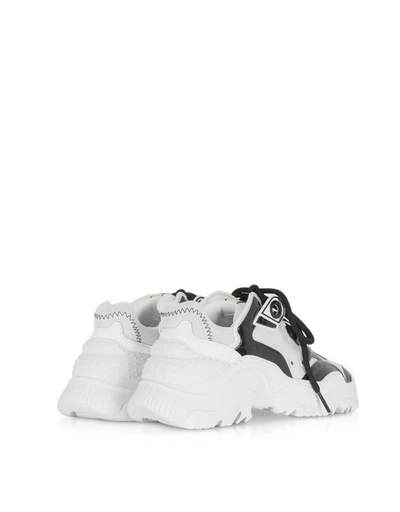 Shop N°21 Women's White Polyamide Sneakers