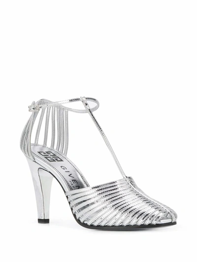 Shop Givenchy Women's Silver Leather Heels