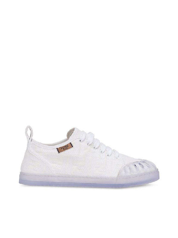 white cotton sneakers