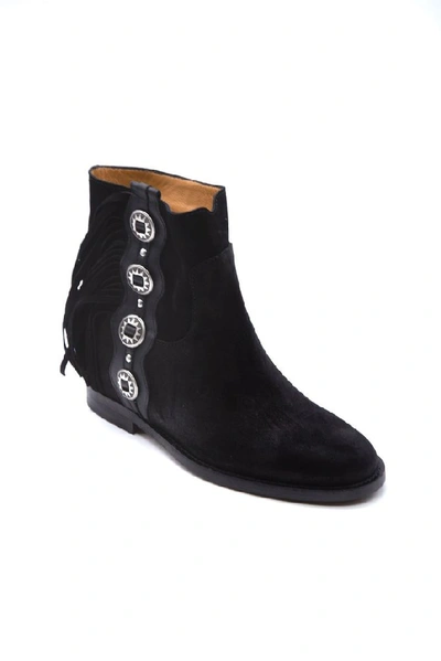 Shop Via Roma 15 Women's Black Suede Ankle Boots