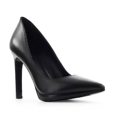 Shop Michael Kors Women's Black Leather Pumps