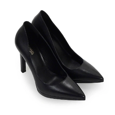 Shop Michael Kors Women's Black Leather Pumps