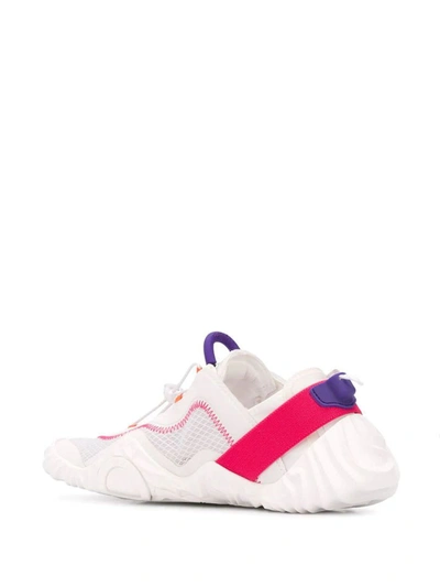 Shop Kenzo Women's White Polyester Sneakers