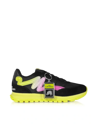 Shop Marc Jacobs Women's Black Polyamide Sneakers