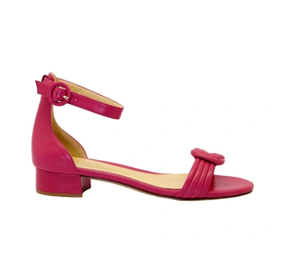 Shop Alexandre Birman Women's Fuchsia Leather Sandals