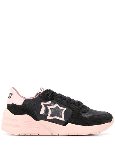 Shop Atlantic Stars Women's Black Suede Sneakers