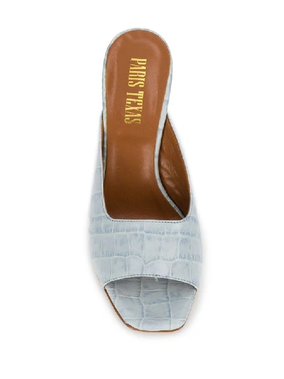 Shop Paris Texas Women's Light Blue Leather Sandals