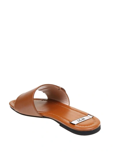 Shop N°21 Women's Brown Leather Sandals