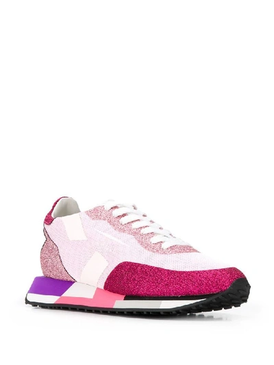 Shop Ghoud Women's Pink Polyester Sneakers