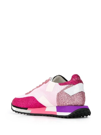 Shop Ghoud Women's Pink Polyester Sneakers